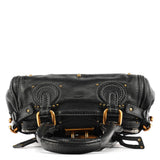 Chloé Small Black Leather Paddington Shoulder Bag