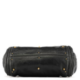 Chloé Small Black Leather Paddington Shoulder Bag