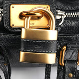 Chloé Small Black Leather Paddington Shoulder Bag