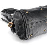 Chloé Small Black Leather Paddington Shoulder Bag