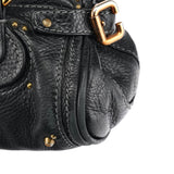 Chloé Small Black Leather Paddington Shoulder Bag