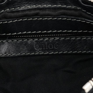 Chloé Small Black Leather Paddington Shoulder Bag