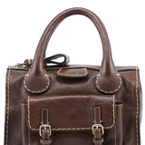 Chloé Small Brown Leather Edith Tote Bag