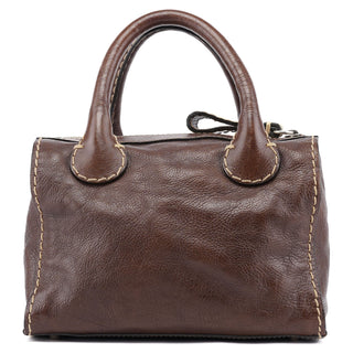 Chloé Small Brown Leather Edith Tote Bag