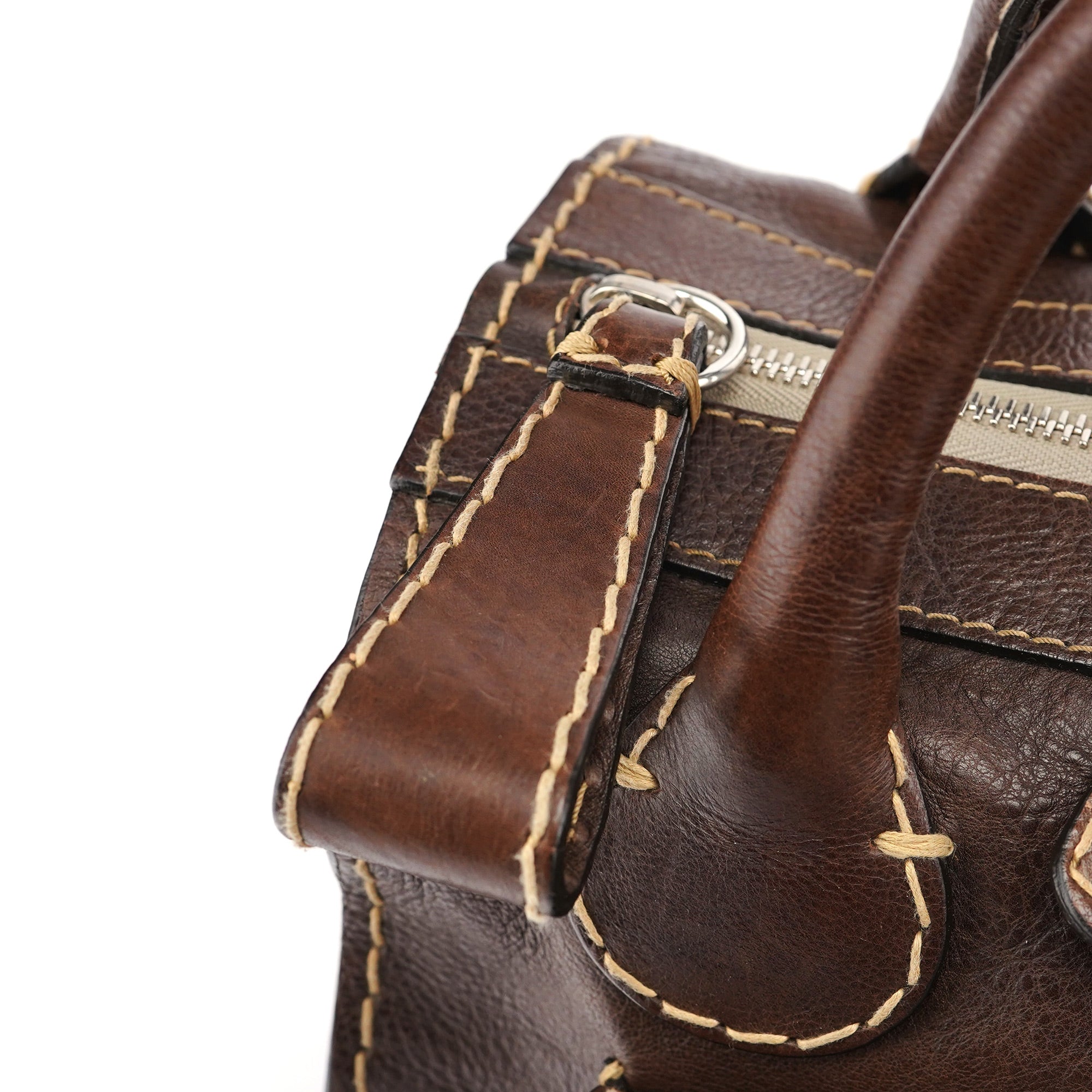 Chloé Small Brown Leather Edith Tote Bag
