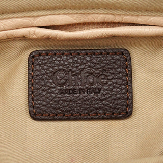 Chloe Small Brown Leather Paraty 2-Way Bag
