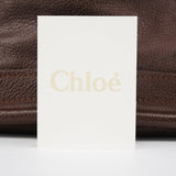 Chloé Petit sac deux portés Paraty en cuir marron