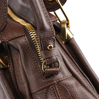Chloe Small Brown Leather Paraty 2-Way Bag