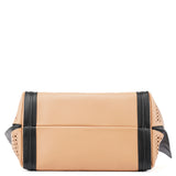 Chloé Soft Pink Black Perforated Leather Tote Bag
