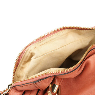 Chloe Soft Pink Leather Paraty 2-Way Bag