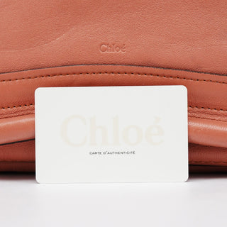 Chloe Soft Pink Leather Paraty 2-Way Bag