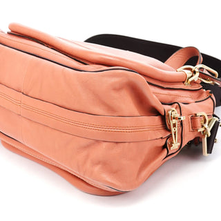 Chloe Soft Pink Leather Paraty 2-Way Bag