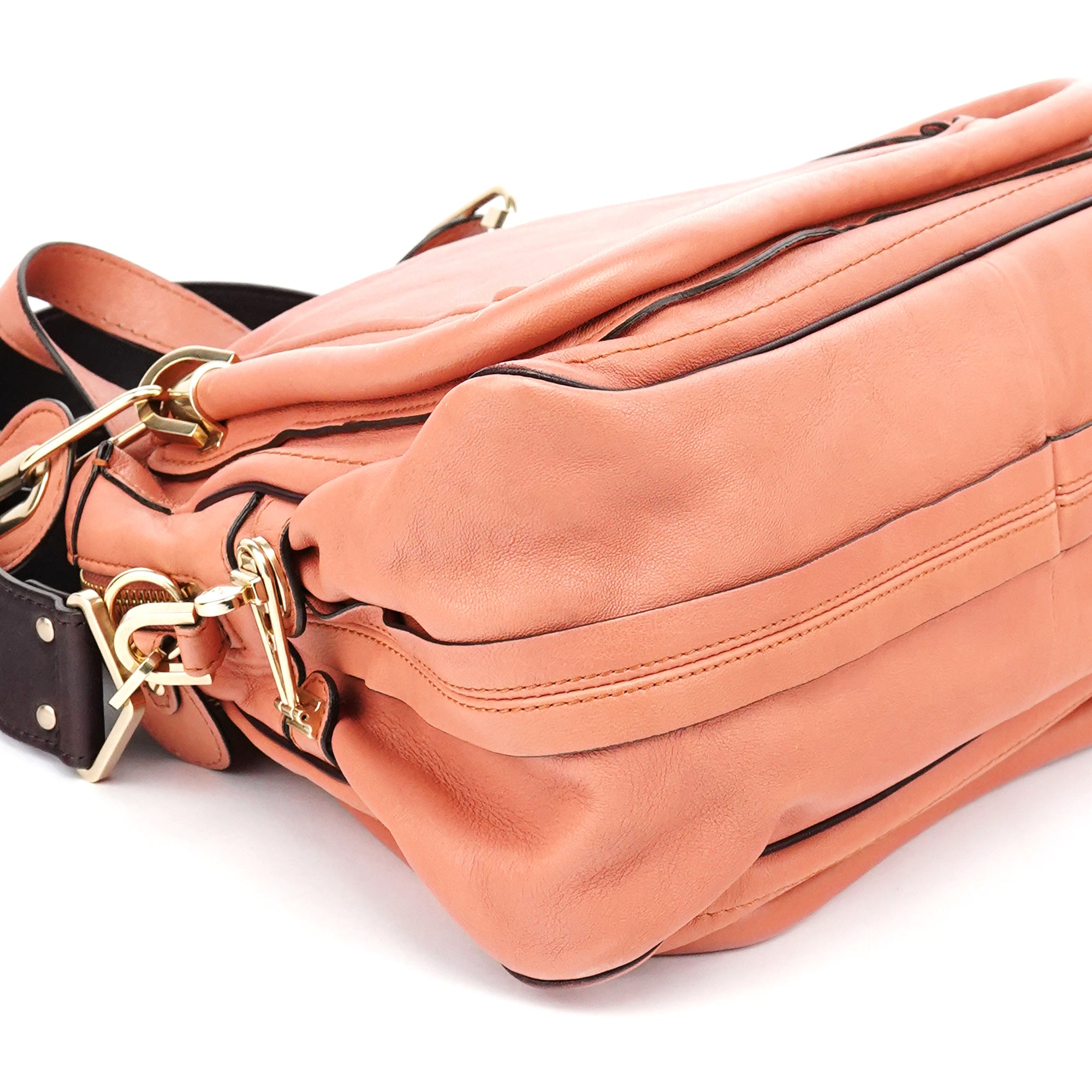 Chloé Borsa Paraty in pelle rosa tenue