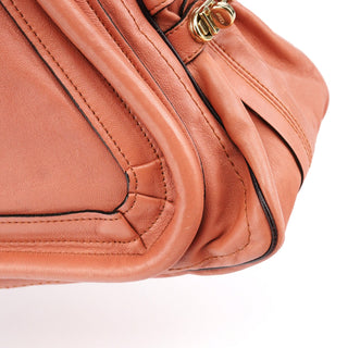 Chloe Soft Pink Leather Paraty 2-Way Bag