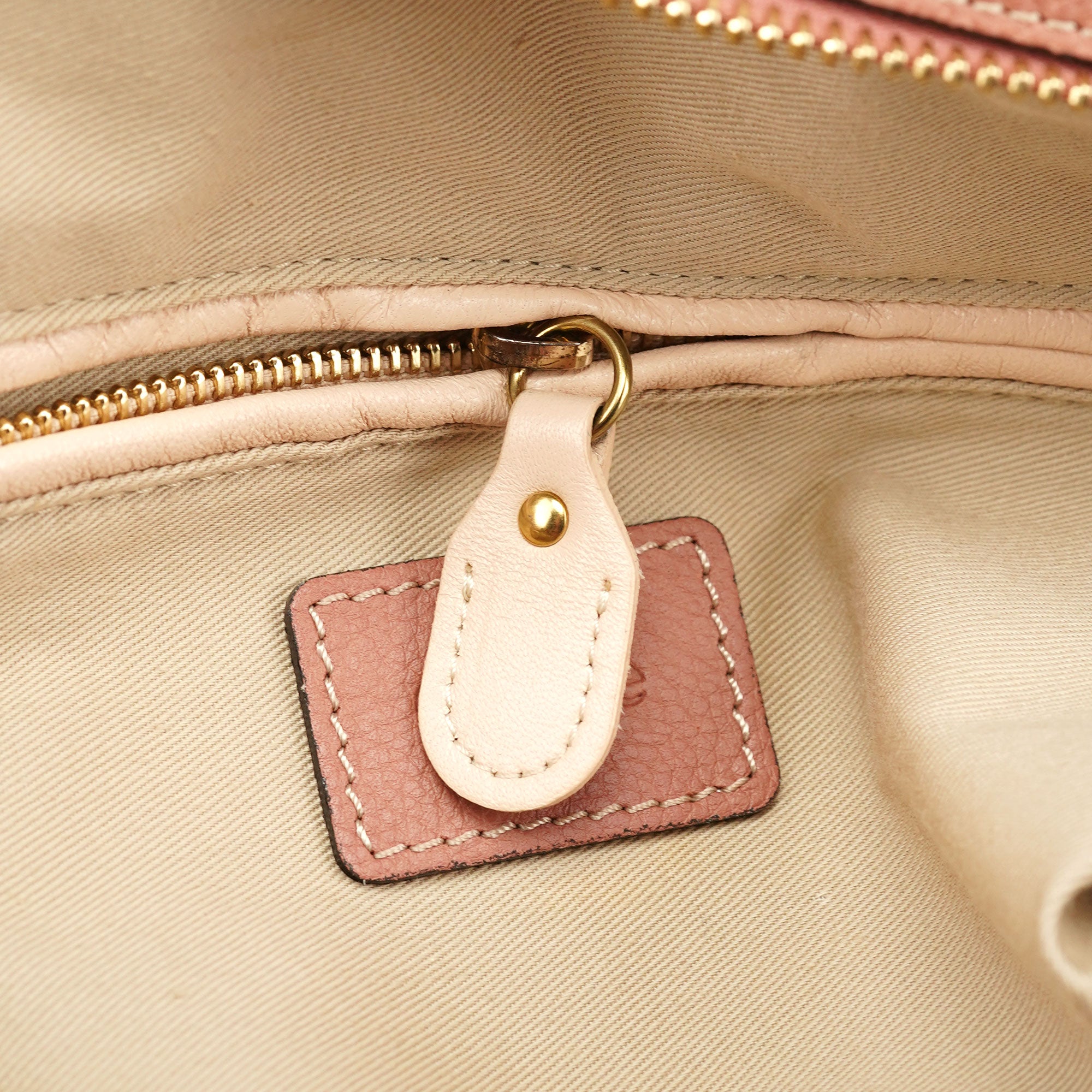 Chloé Soft Pink Leather Paraty 2-Way Shoulder Bag