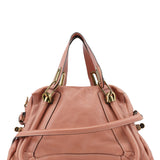 Chloé Soft Pink Leather Paraty 2-Way Shoulder Bag