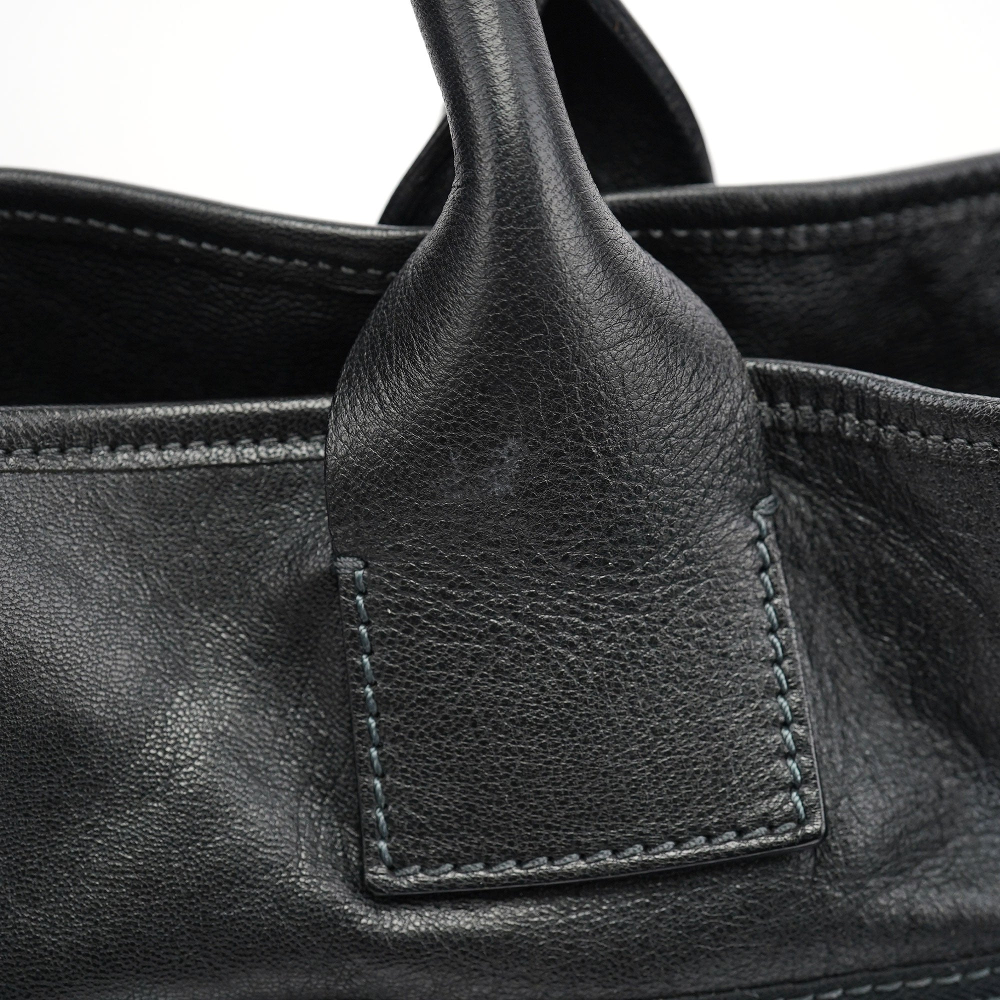 Chloé Spring 2006 Anthracite Leather Zippered Tote