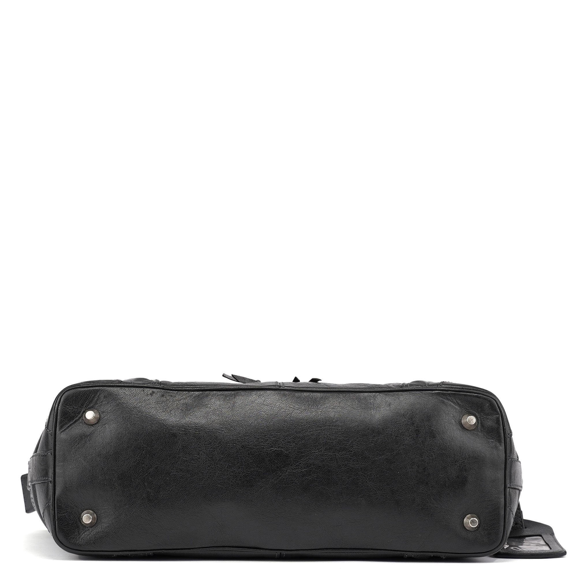 Chloé Spring 2006 Anthracite Leather Zippered Tote
