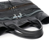 Chloé Spring 2006 Anthracite Leather Zippered Tote