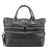 Chloé Spring 2006 Anthracite Leather Zippered Tote