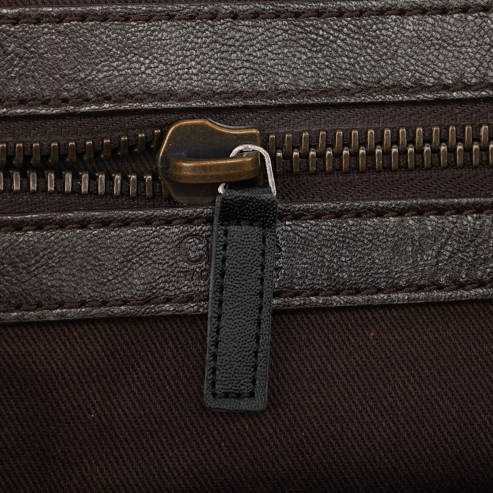 Chloé Spring 2006 Brown Leather Zippered Tote Bag