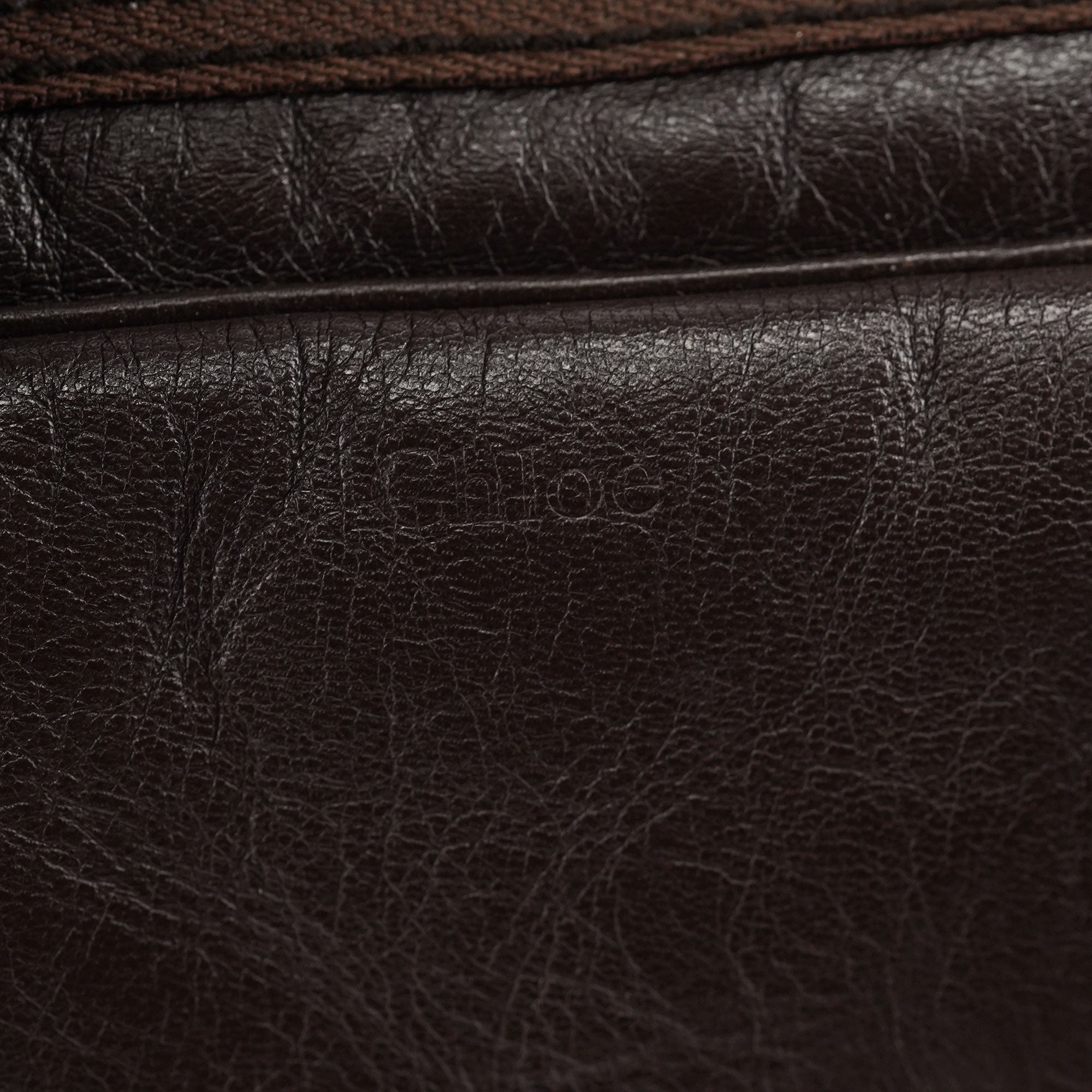 Chloé Spring 2006 Brown Leather Zippered Tote Bag