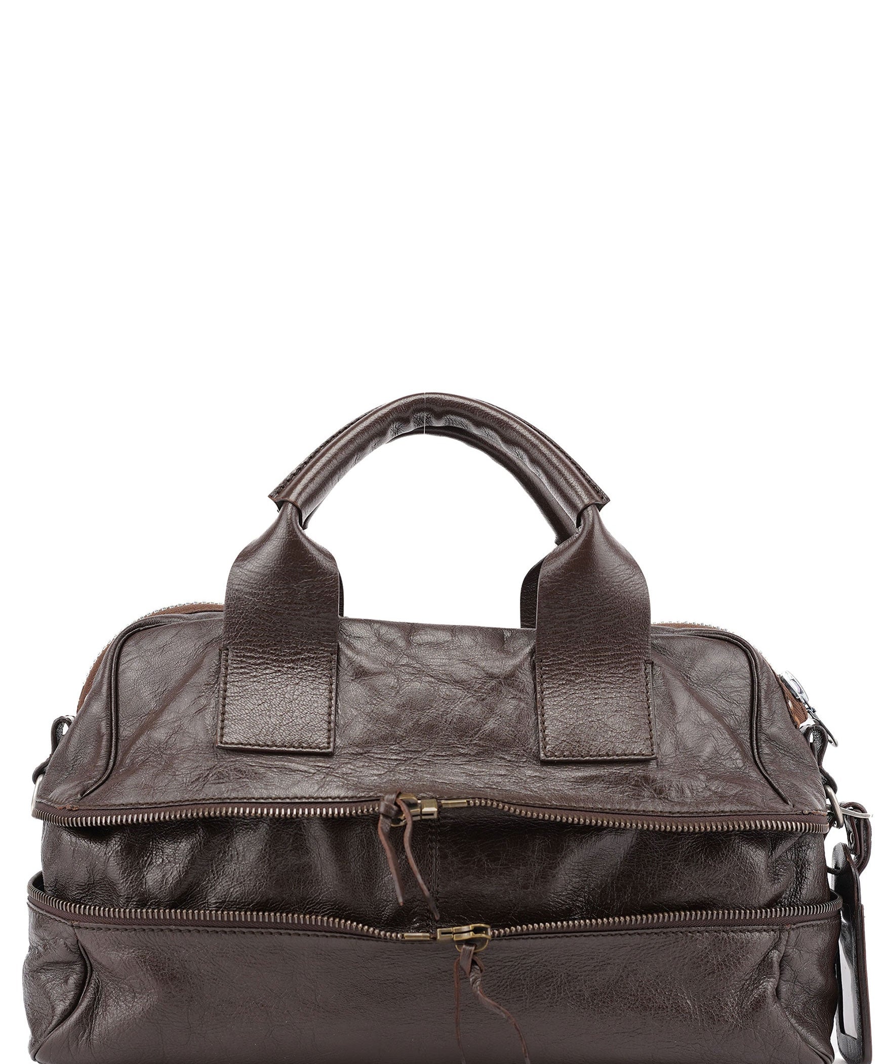Chloé Spring 2006 Brown Leather Zippered Tote Bag