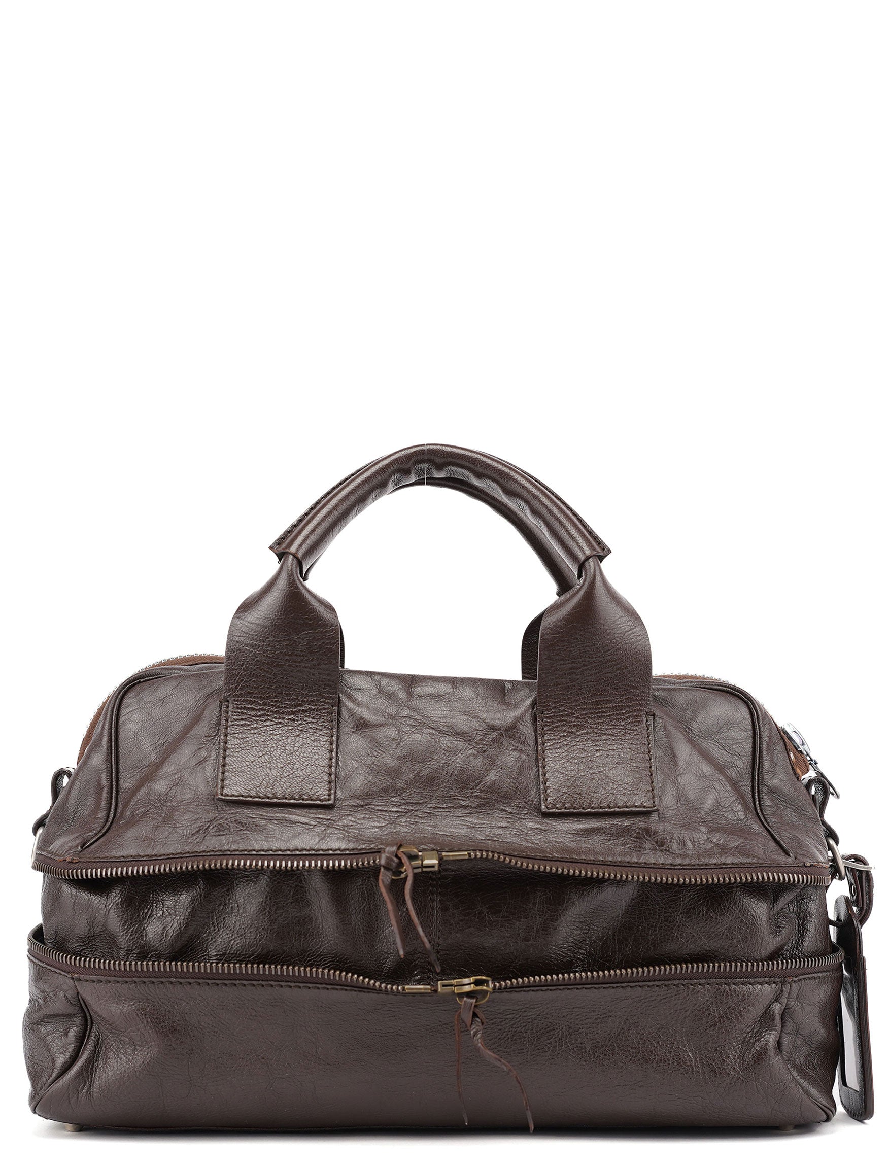 Chloé Spring 2006 Brown Leather Zippered Tote Bag