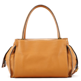 Chloé Tan Leather Dolly Tote Bag