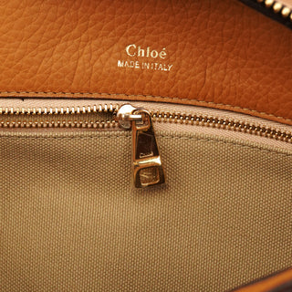 Chloé Tan Leather Dolly Tote Bag