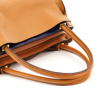 Chloé Tan Leather Dolly Tote Bag