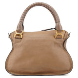 Chloé Tan Leather Marcie Shoulder Bag