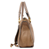 Chloé Tan Leather Marcie Shoulder Bag