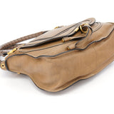 Chloé Tan Leather Marcie Shoulder Bag