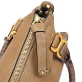 Chloé Tan Leather Marcie Shoulder Bag