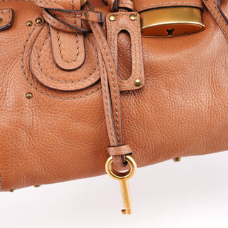 Chloé Tan Leather Paddington Shoulder Bag
