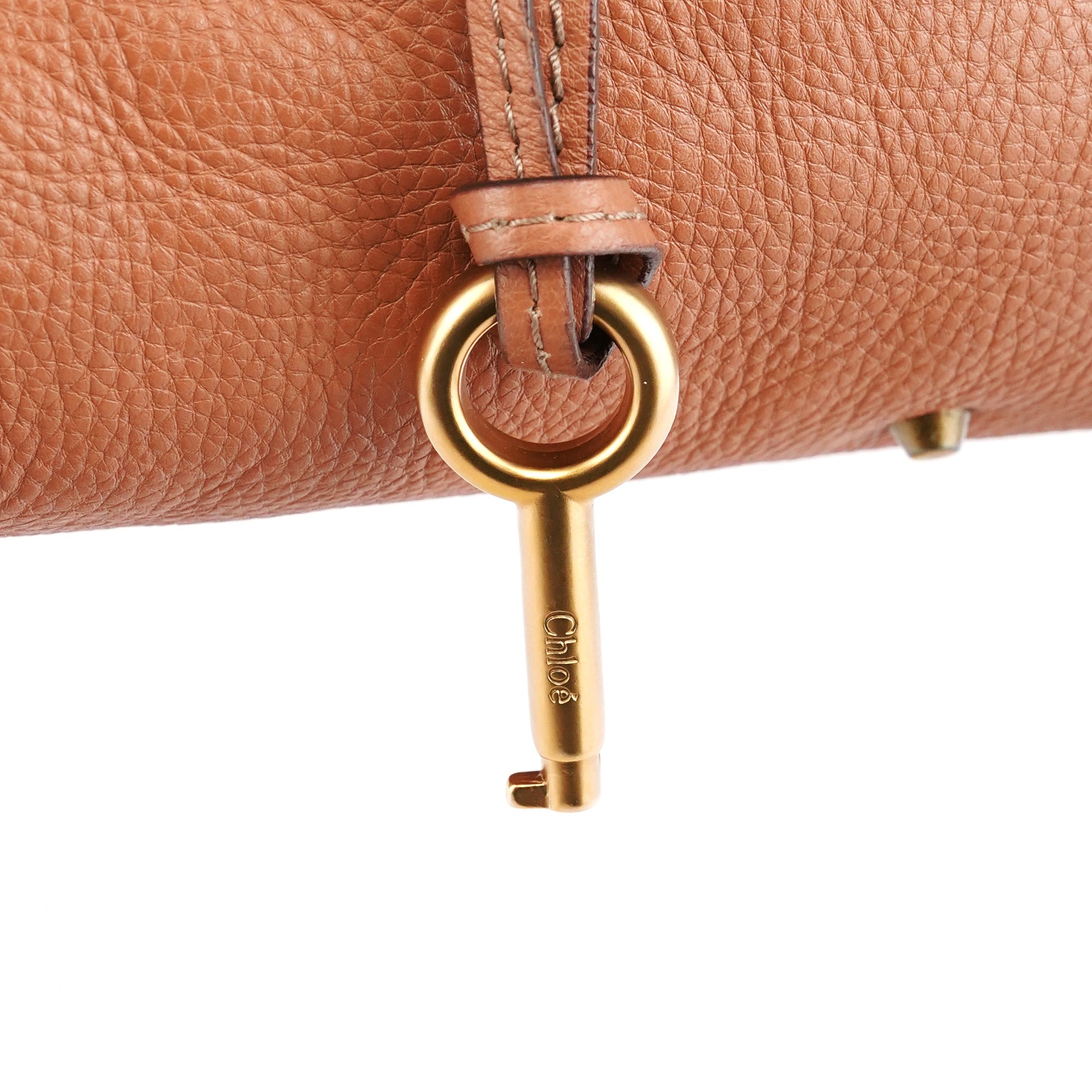 Chloé Tan Leather Paddington Shoulder Bag