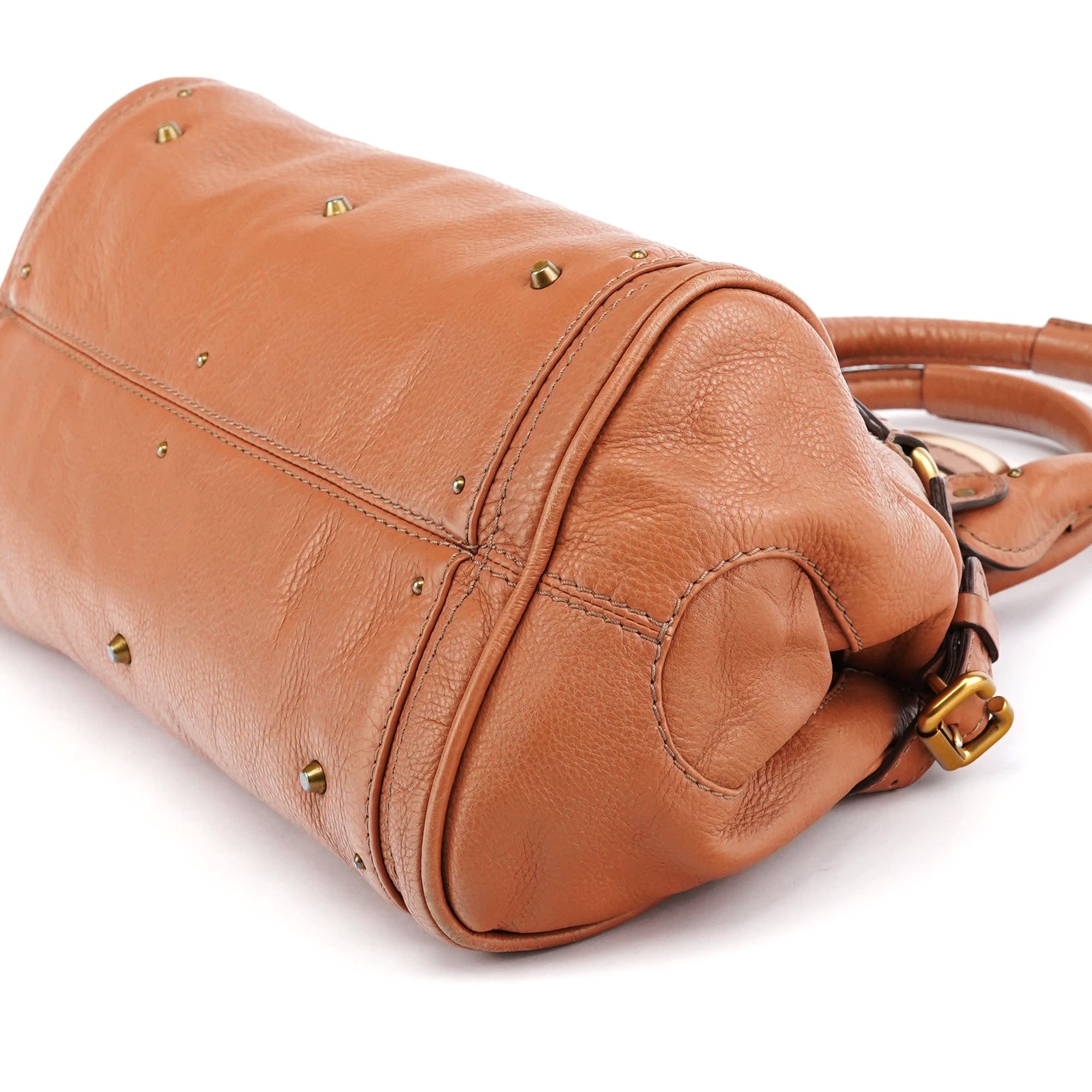 Chloé Tan Leather Paddington Shoulder Bag