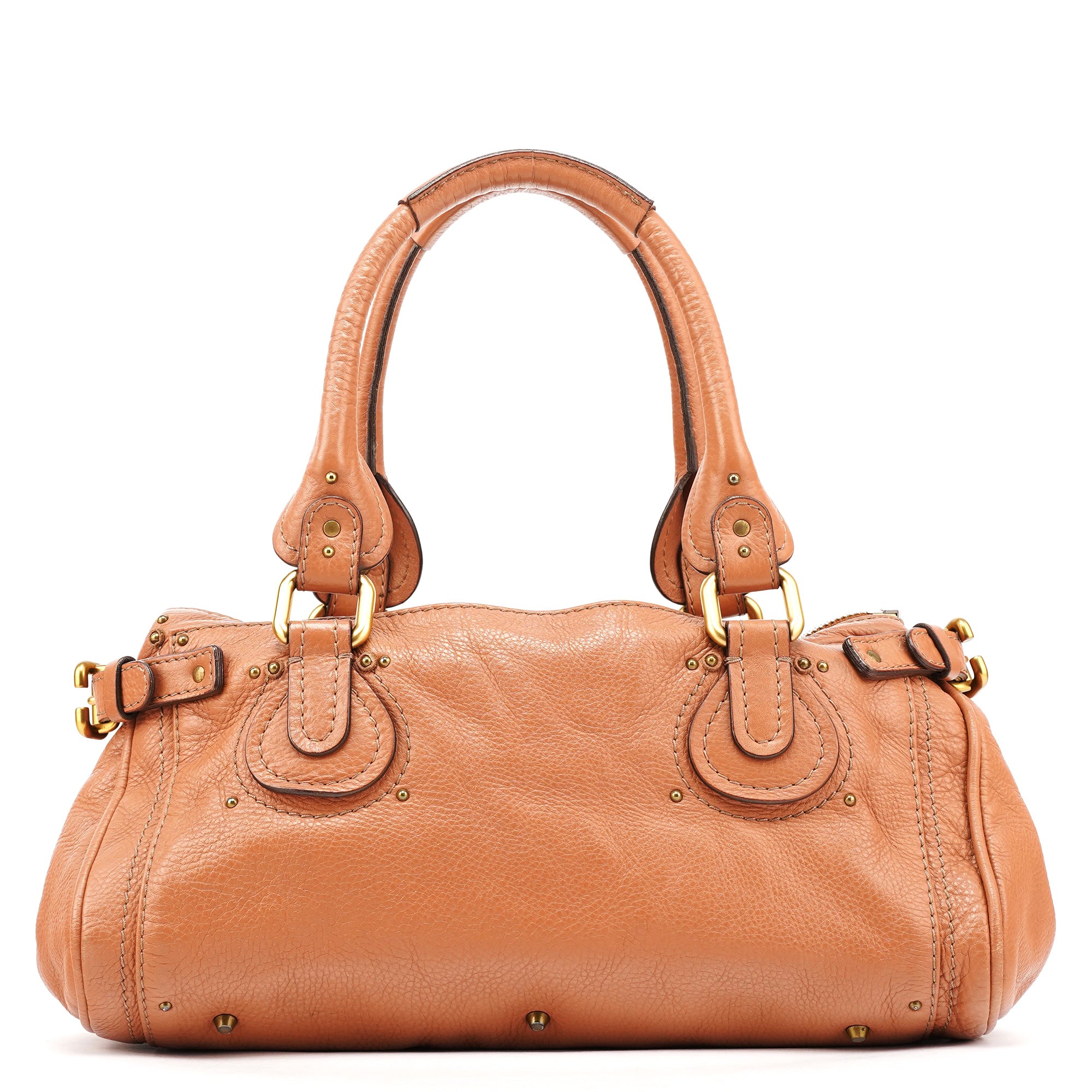 Chloé Tan Leather Paddington Shoulder Bag