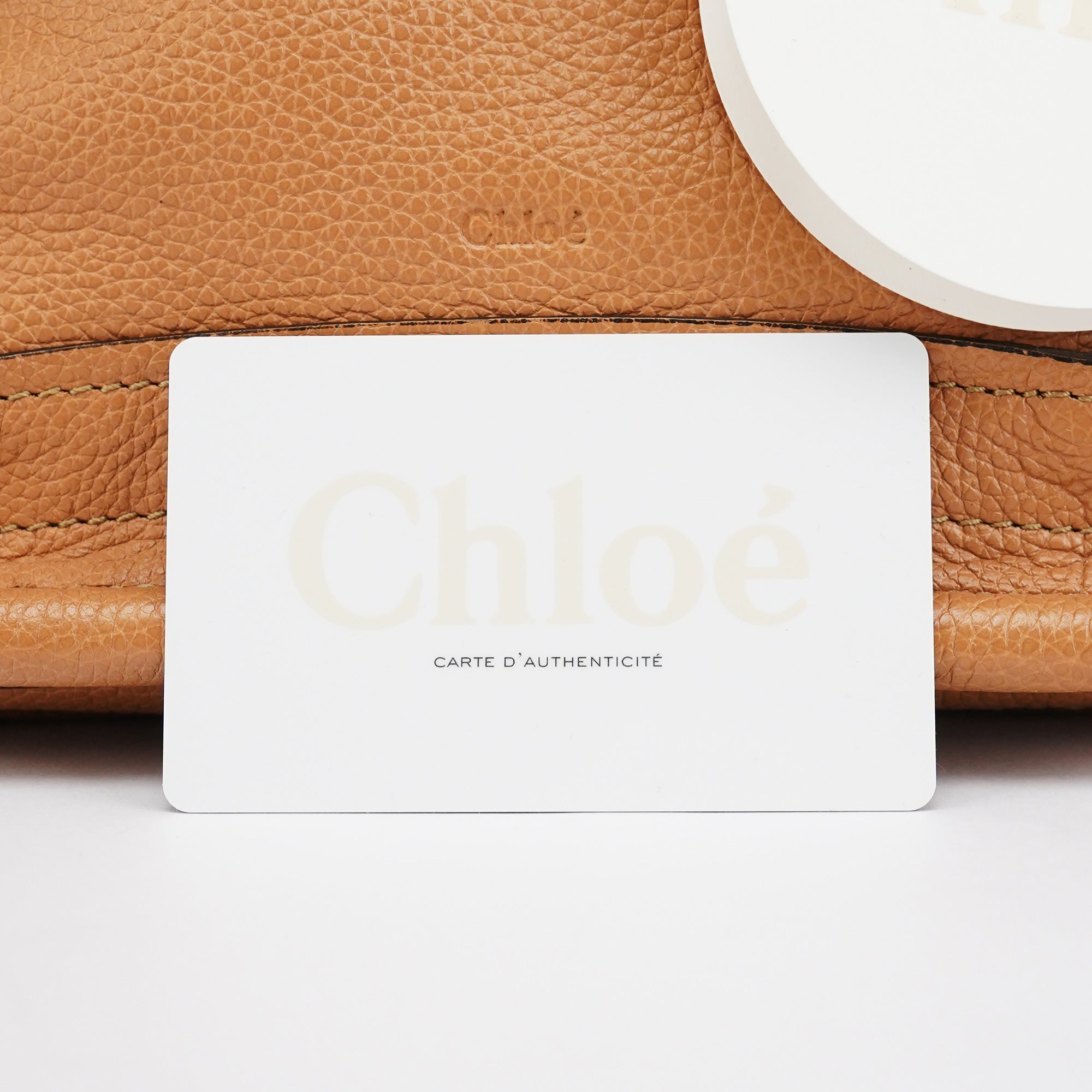 Chloe Tan Leather Paraty 2-Way Bag