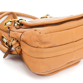 Chloe Tan Leather Paraty 2-Way Bag
