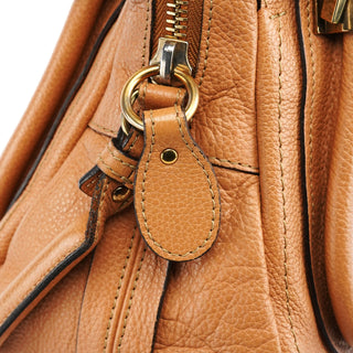 Chloe Tan Leather Paraty 2-Way Bag