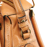 Chloe Tan Leather Paraty 2-Way Bag