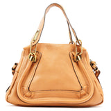 Chloe Tan Leather Paraty 2-Way Bag
