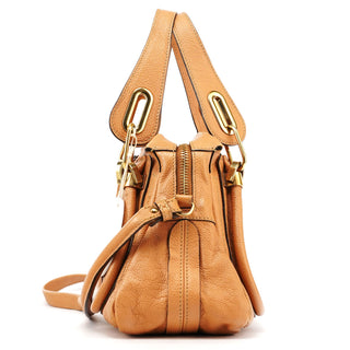 Chloe Tan Leather Paraty 2-Way Bag