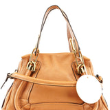Chloe Tan Leather Paraty 2-Way Bag