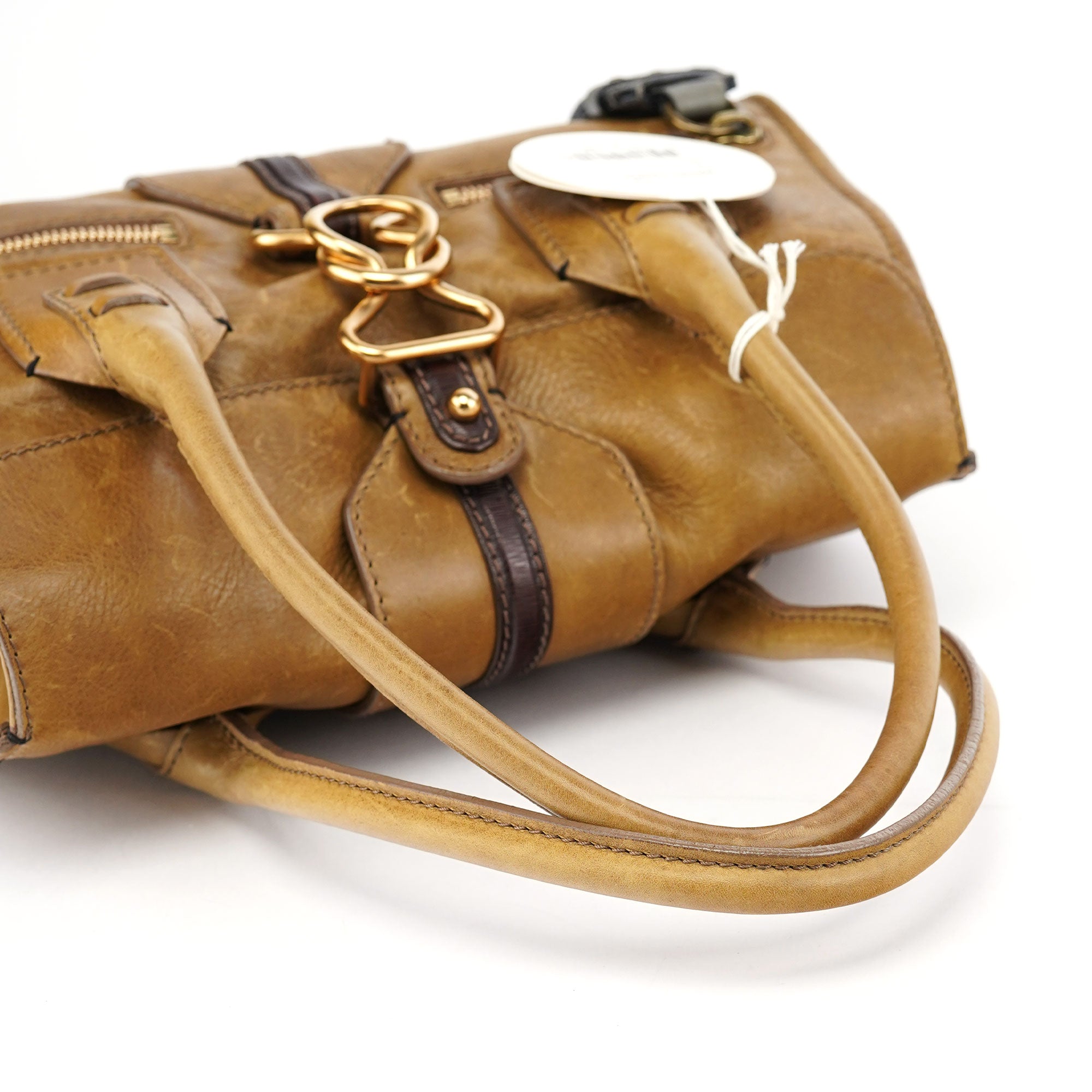 Chloé Tan Leather Tote Bag