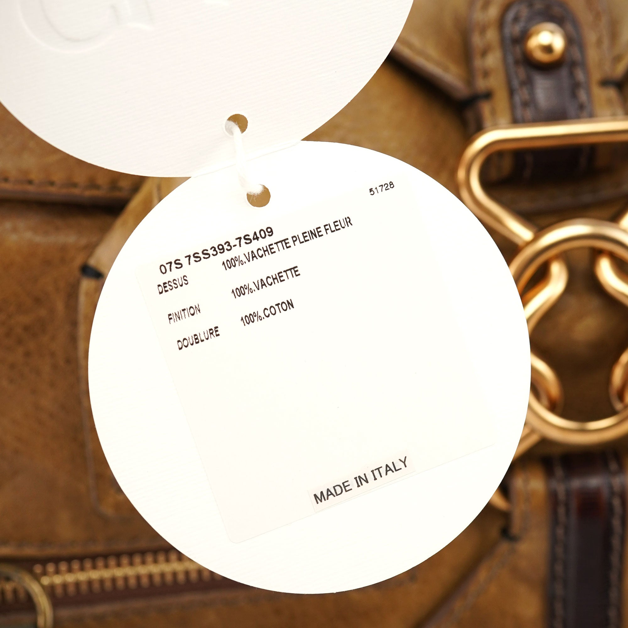Chloé Tan Leather Tote Bag