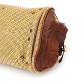 Chloé Tan Tweed Paddington Shoulder Bag