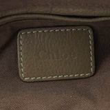 Chloé Taupe Leather Marcie Shoulder Bag